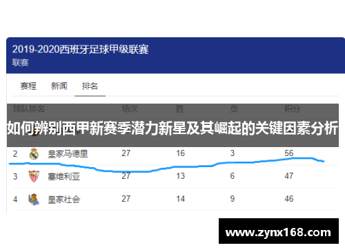 如何辨别西甲新赛季潜力新星及其崛起的关键因素分析